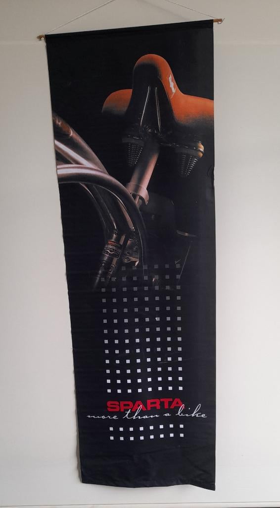 Reclame sparta fiets decoratie, Verzamelen, Ophalen of Verzenden, Zo goed als nieuw, Reclamebord