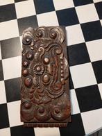 Antiek houten paneel houtsnijwerk indonesie?, Ophalen of Verzenden