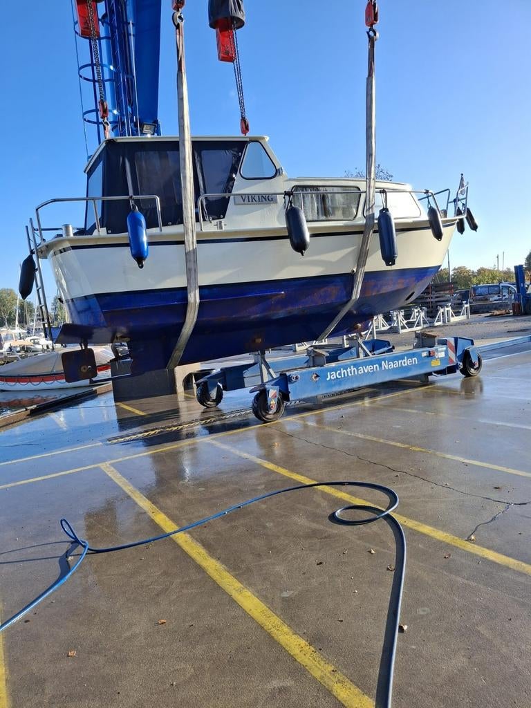 Leuke motorboot met boegschroef en phyton koppeling, Gebruikt, Staal, Binnenboordmotor, Diesel