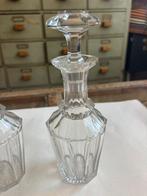 Antieke kristallen karaffen met stoppen, ca. 1870–1900, Antiek en Kunst, Antiek | Glas en Kristal, Ophalen of Verzenden