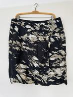 Anna rok, zwart met beige maat 46, Anna van Toor, Zwart, Maat 46/48 (XL) of groter, Ophalen of Verzenden