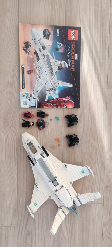 76130 - Stark Jet and the Drone Attack, Kinderen en Baby's, Speelgoed | Duplo en Lego, Compleet, Marvel, Lego, Ophalen of Verzenden