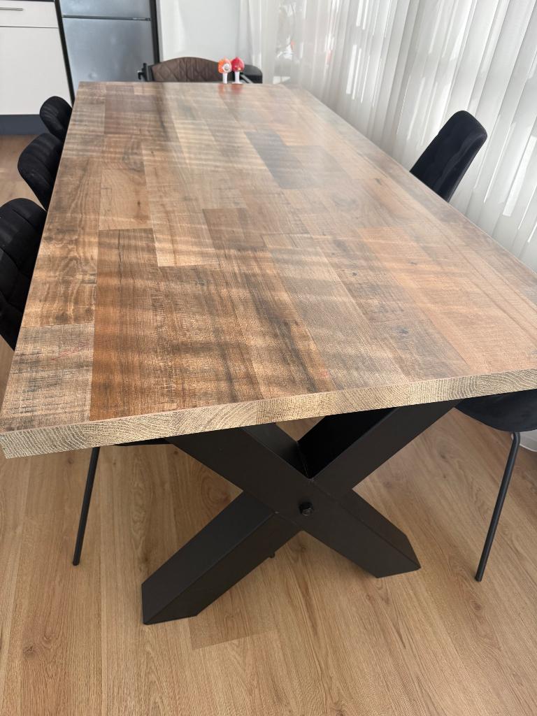Eettafel, Ophalen, Gebruikt, 50 tot 100 cm, Vijf personen of meer