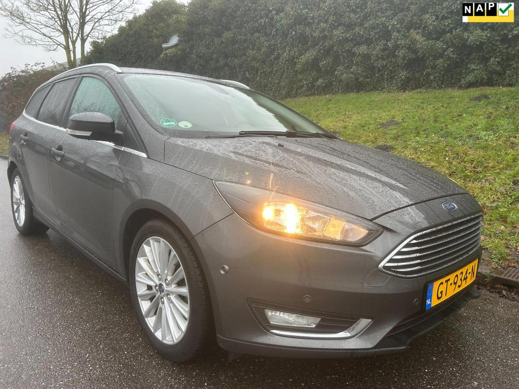 Ford Focus Wagon 1.5 TDCI Titanium - Navi - Clima - Cruise, Auto's, Ford, Gebruikt, Origineel Nederlands, 120 pk, Te koop