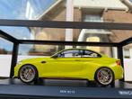 1:18 BMW F87 M2 CS groengeel 2020 Minichamps 155 021029, Minichamps, Auto, Ophalen of Verzenden, Zo goed als nieuw