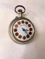 Antiek Cortébert Zakhorloge – Unieke Guilloche Wijzerplaat, Ophalen of Verzenden