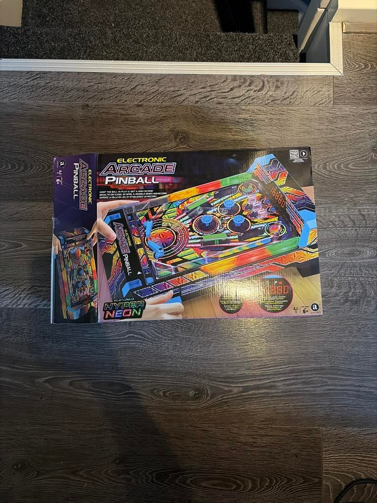 Nieuwe Electronic Arcade Pinball Flipperkast - Hyper Neon, Verzamelen, Automaten | Flipperkasten, Nieuw, Elektronisch, Flipperkast