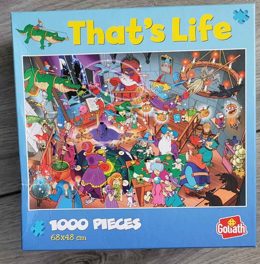 Puzzel that's life van Goliath, Ophalen, 500 t/m 1500 stukjes, Zo goed als nieuw