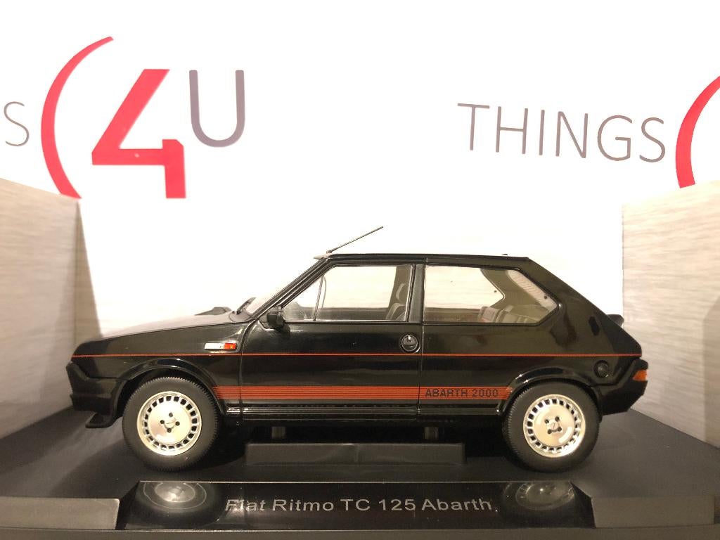 MCG 1:18 Fiat Ritmo TC 125 Abarth zwart nieuw in verpakking, Hobby en Vrije tijd, Modelauto's | 1:18, Ophalen of Verzenden, Nieuw
