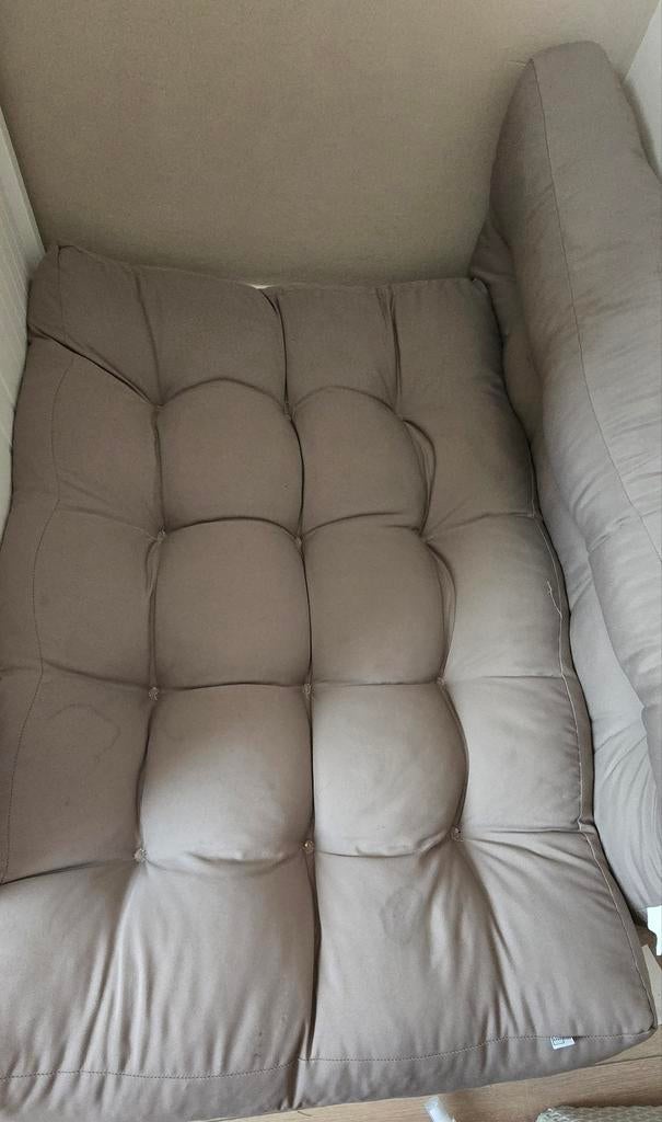 Palletkussens, twee stuks, Ophalen, Gebruikt, Vierkant