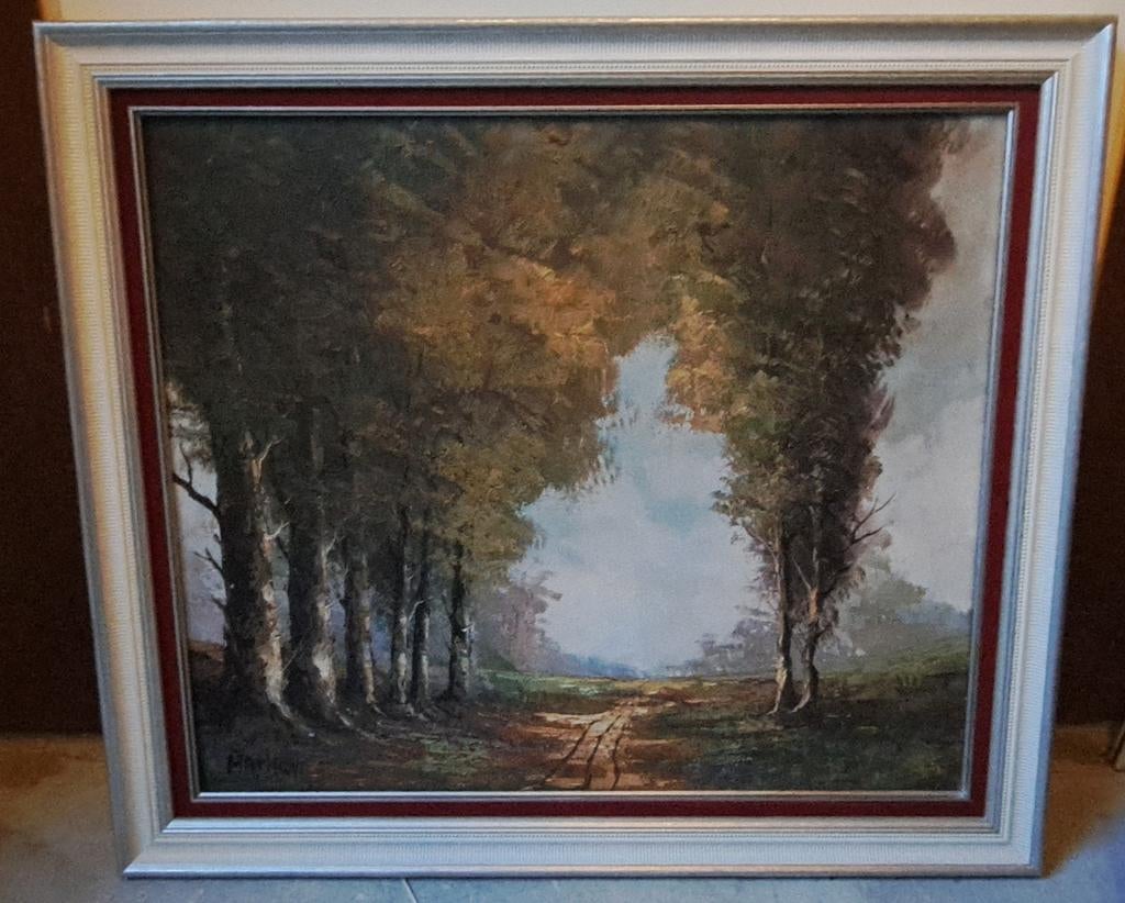 Prachtig schilderij met prachtige lijst, Ophalen of Verzenden