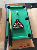 Compacte Tafelmodel Pooltafel - Compleet met Accessoires, Ophalen of Verzenden, Zo goed als nieuw, Pooltafel