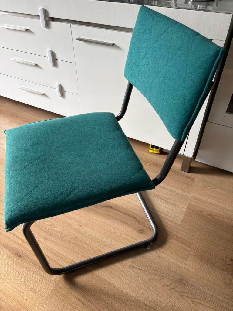 Eetkamer stoelen, Ophalen, Zo goed als nieuw, Blauw, Vijf, Zes of meer stoelen