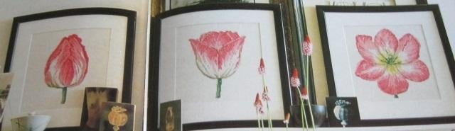 Borduurpatroon  3 x tulpen nr 9328, Verzenden, Nieuw, Handborduren, Patroon