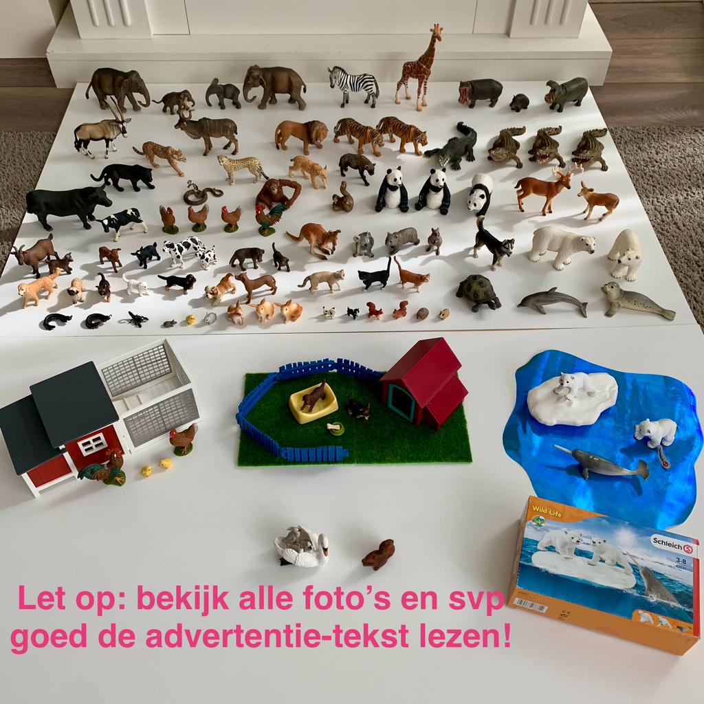 Losse Schleich Sleich dieren uitzoeken €2,50 per stuk!!, Ophalen of Verzenden, Gebruikt, Wild dier, Beeldje of Figuurtje