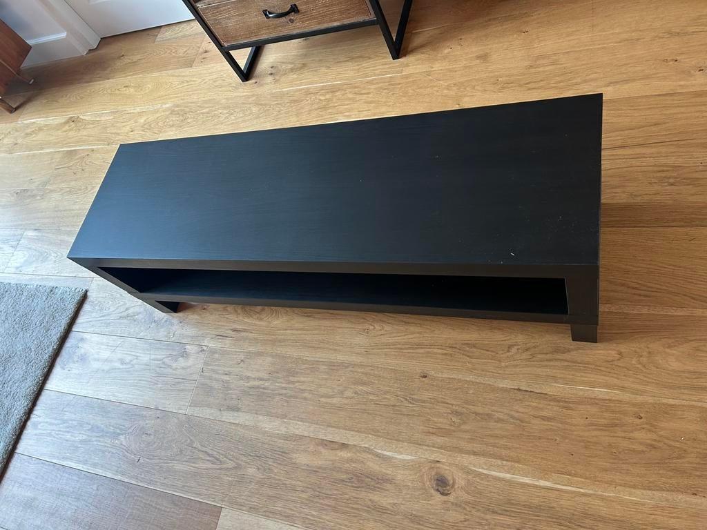 Lack tv meubel - zwart, Ophalen, Zo goed als nieuw, 25 tot 50 cm, Minder dan 100 cm