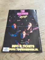 Tim Akkerman flyer Strings tour. Oud zanger Di-rect, Verzamelen, Ophalen of Verzenden, Gebruikt, Foto of Kaart