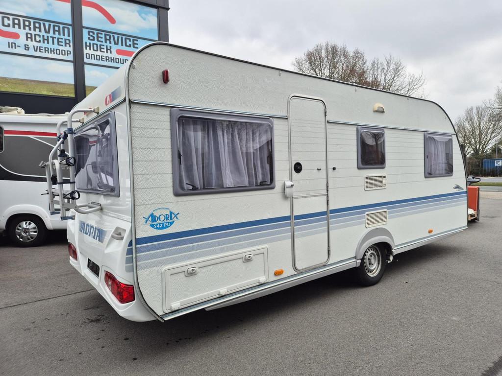 Adria 542PU Enkele bedden, rondzit, mover, Airco & voortent, Caravans en Kamperen, Caravans, Ringverwarming, Rondzit, Bedrijf