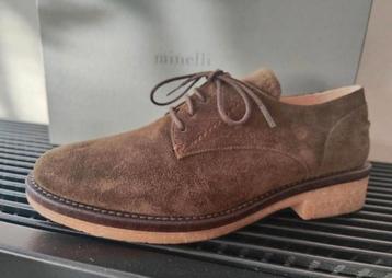 Minelli nieuwe khaki suède derbies/veterschoenen, mt 36  beschikbaar voor biedingen