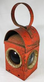 Vintage antiek Chalwyn spaarweglantaarn seinlamp, Verzamelen, Ophalen of Verzenden, Gebruikt, Trein, Overige typen