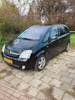 Opel Meriva 1.6 16V 2004 Zwart, Auto's, 65 €/maand, Zwart, 4 cilinders, 100 pk