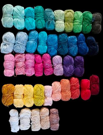 Katoen garen - Regenboog kleuren beschikbaar voor biedingen