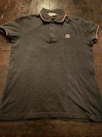 Moncler polo shirt grijs maat S, Ophalen of Verzenden, Gedragen, Grijs, Moncler
