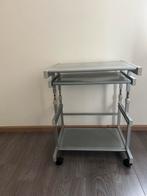 Computertafel, Ophalen, 70 tot 120 cm, Zo goed als nieuw, Metaal