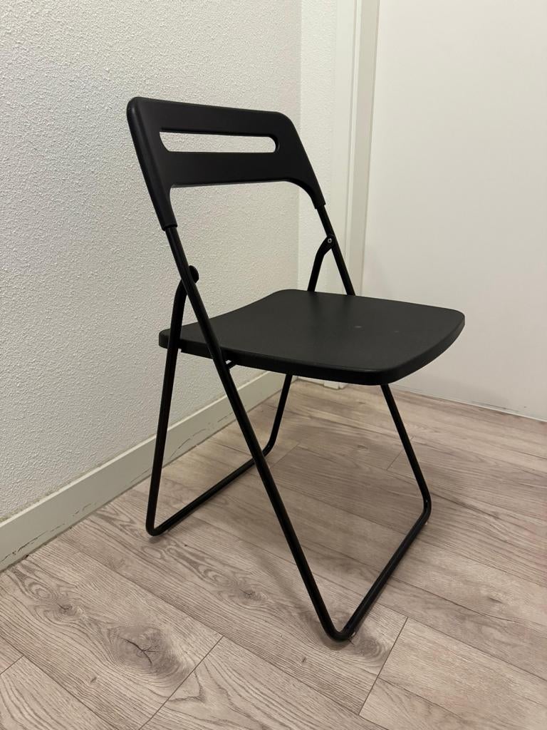 chair, Ophalen of Verzenden, Zo goed als nieuw, Zwart, Twee