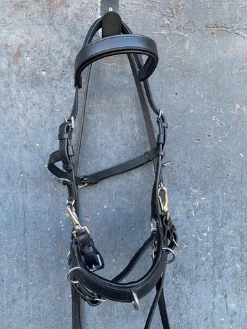Harry's Horse Kaptoom hoofdstel Leder Zwart Cob beschikbaar voor biedingen