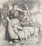 Alida Hendriks – originele potloodtekening, Antiek en Kunst, Kunst | Schilderijen | Klassiek, Ophalen