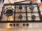 Siemens StudioLine – 5-pits inox gaskookplaat, Ophalen, Zo goed als nieuw, Inbouw, Gas