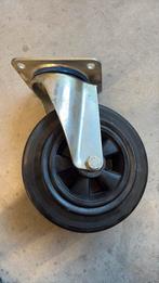 4 Zwenkwielen 200mm - Nieuwstaat, Doe-het-zelf en Verbouw, Zwenkwielen, Ophalen of Verzenden, Zo goed als nieuw