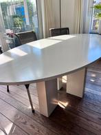 Eiken Ovale Eettafel 210x110, Huis en Inrichting, Tafels | Eettafels, Ophalen, Overige materialen, Gebruikt, 100 tot 150 cm