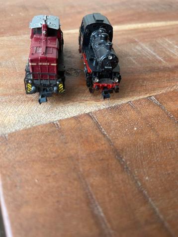2 minitrix locomotieven met mankementen beschikbaar voor biedingen