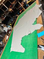 Crème kleur leer lap 1.5 mm dikte soepel A-206, Leer of Kunstleer, Ophalen of Verzenden, Zo goed als nieuw, 30 tot 120 cm