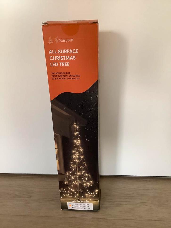 Fairybell Kerstboom, 2 meter, 240 ledlampjes, Diversen, Kerst, Zo goed als nieuw, Ophalen of Verzenden