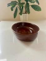 Vintage ovenschaal Grespots France. Bruin aardewerk, Ophalen of Verzenden