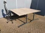 Werndl verstelbaar bureau met nw blad 180x90 of 200x100, Postbus, Steelcase Benelux B.V., In hoogte verstelbaar, Ophalen of Verzenden