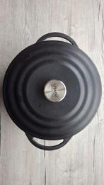 VIVO Gietijzeren braadpan - 24cm, Huis en Inrichting, Keuken | Potten en Pannen, Ophalen, Gebruikt, Gietijzer, Keramische plaat