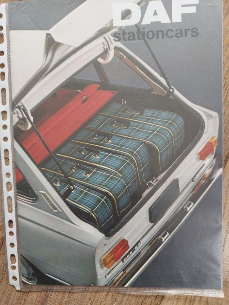 DAF Stationcars Brochure - 1970, Ophalen of Verzenden, Zo goed als nieuw, Overige merken, DAF