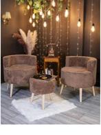 Fauteuil set (nieuw), Huis en Inrichting, Fauteuils, Ophalen of Verzenden, Nieuw, 75 tot 100 cm, 50 tot 75 cm