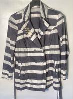 Gestreept regen jasje Airfield, maat 44, Ophalen of Verzenden, Zo goed als nieuw, Maat 42/44 (L), Blauw