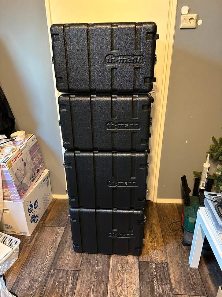 2x 8HE en 1x 6HE Thomann Rack Case, Muziek en Instrumenten, Behuizingen en Koffers, Nieuw, Overige instrumenten, Ophalen of Verzenden