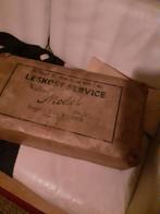 Oude brocante luxe Engels kleding doos, Ophalen of Verzenden