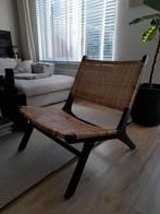 Leuke stoel (dutch bone, hk living) rotan, Huis en Inrichting, Stoelen, Ophalen of Verzenden, Zo goed als nieuw, Eén