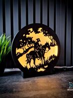 Decoratieve Lamp - Cowboy te Paard, Ophalen of Verzenden, Zo goed als nieuw, Hout, Western
