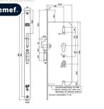 Nemef Anti-Paniek Elektrisch Slot 3 stuks op voorraad, Ophalen of Verzenden, Nieuw, Overige materialen, Slot