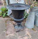 Grote Franse gietijzeren tuinvaas/Brocante Het Kroontje, Ophalen, Zo goed als nieuw