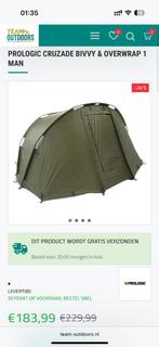 prologic tent + gofish pod rod + korum alarm + pelican wave, Watersport en Boten, Hengelsport | Karpervissen, Ophalen, Zo goed als nieuw